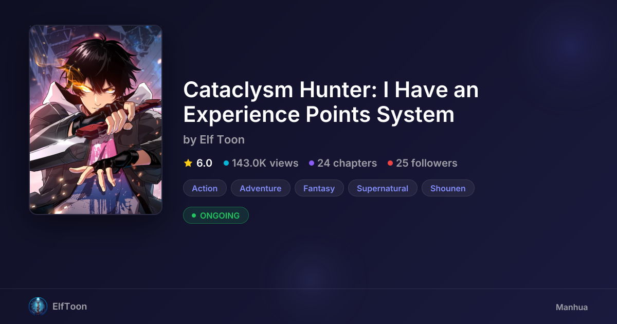 Cataclysm Hunter: I Have an Experience Points System | Elf Toon